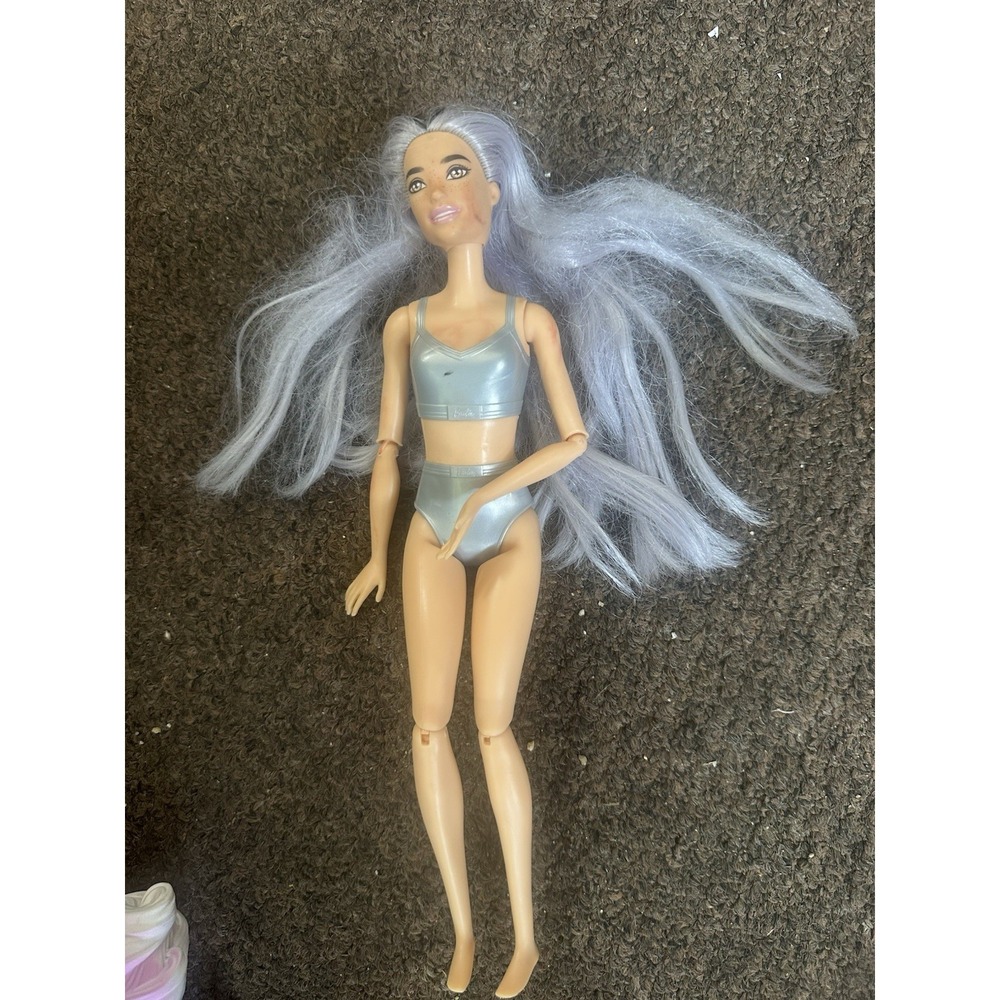 Barbie 2021 Cutie Reveal Snowflake Doll With Freckles & Silver Bikini